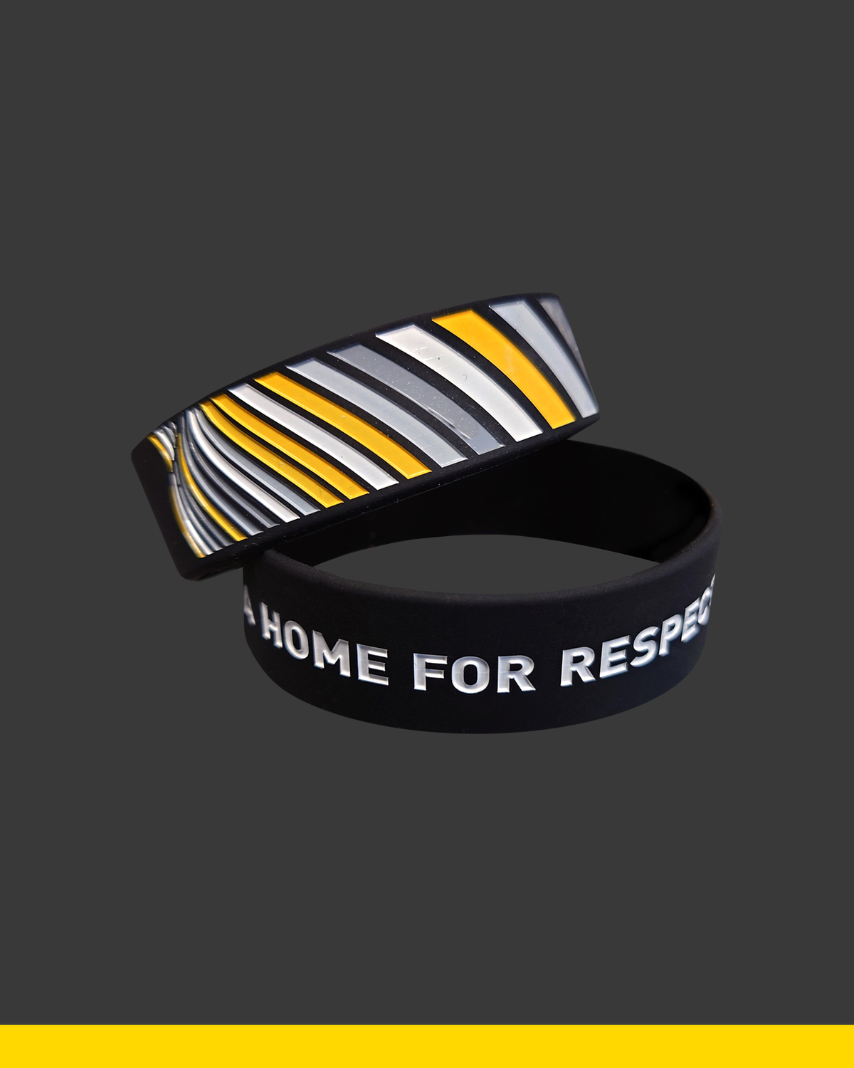 A Home For Respect  Silicone Wristband